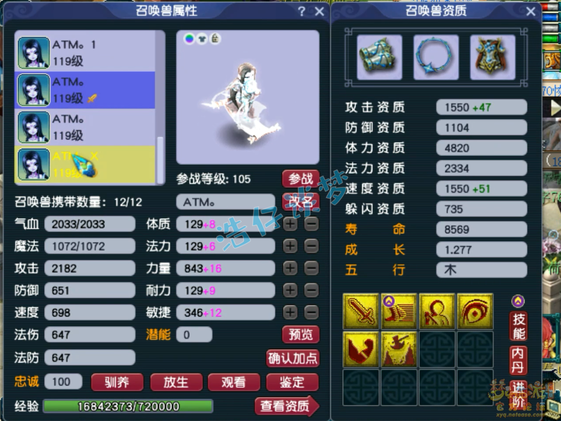 梦幻西游东海渊装备109级展示图