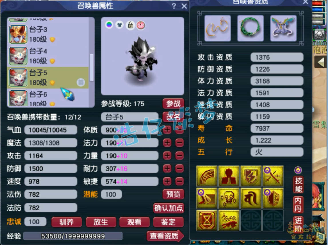 梦幻西游魔王寨服战装备展示图175级