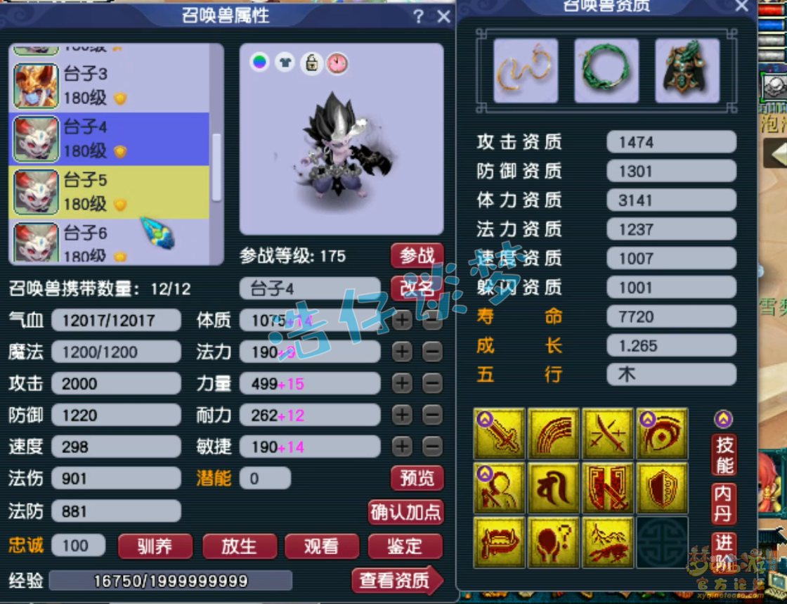 梦幻西游魔王寨服战装备展示图175级