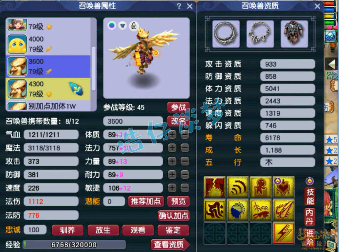 梦幻西游神木林装备展示图69级