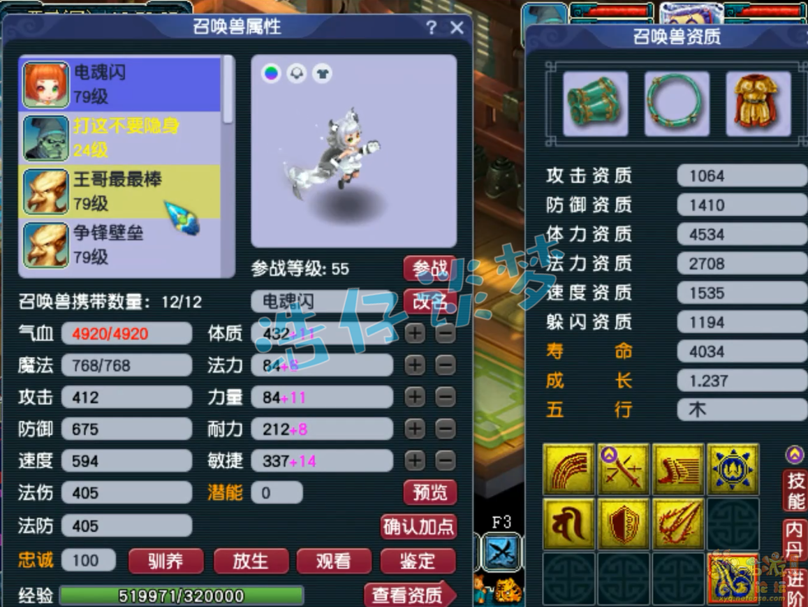 梦幻西游力五庄装备展示图69级