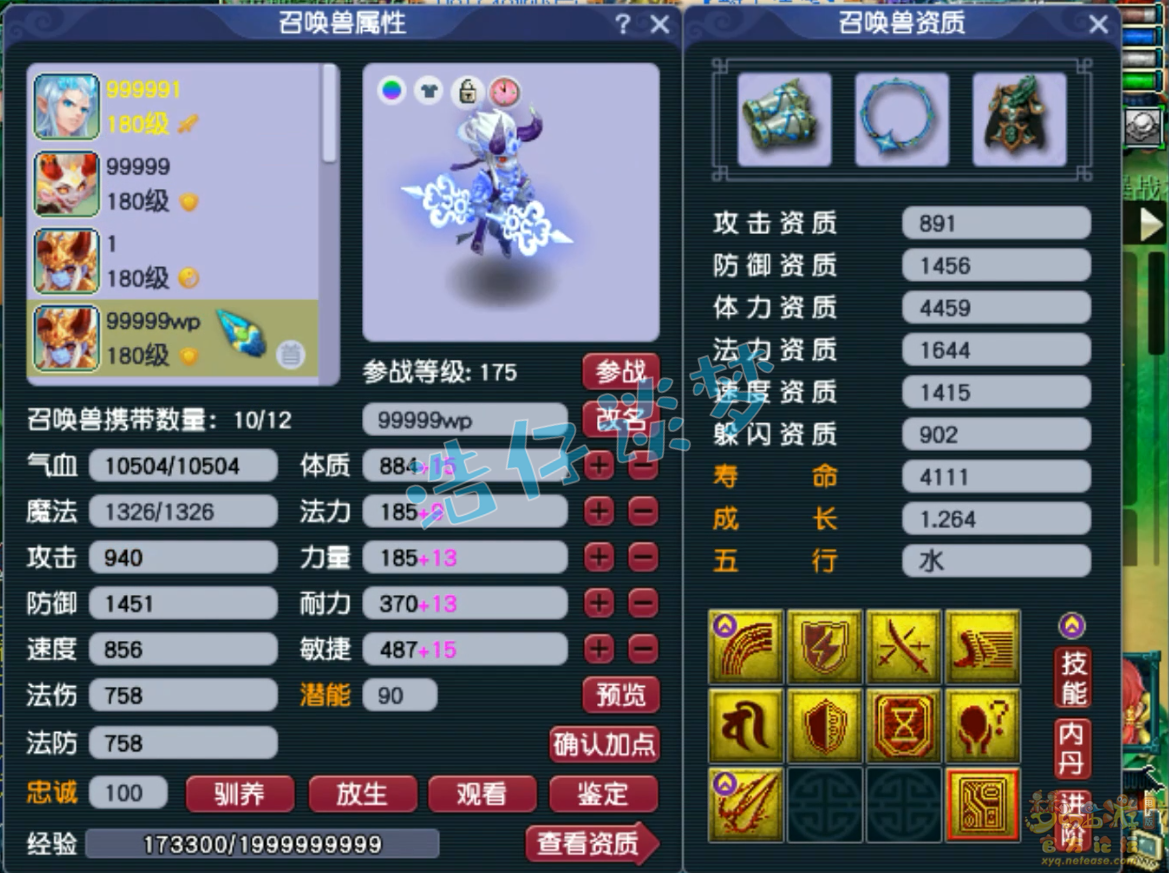 梦幻西游咒师普陀装备展示图175级