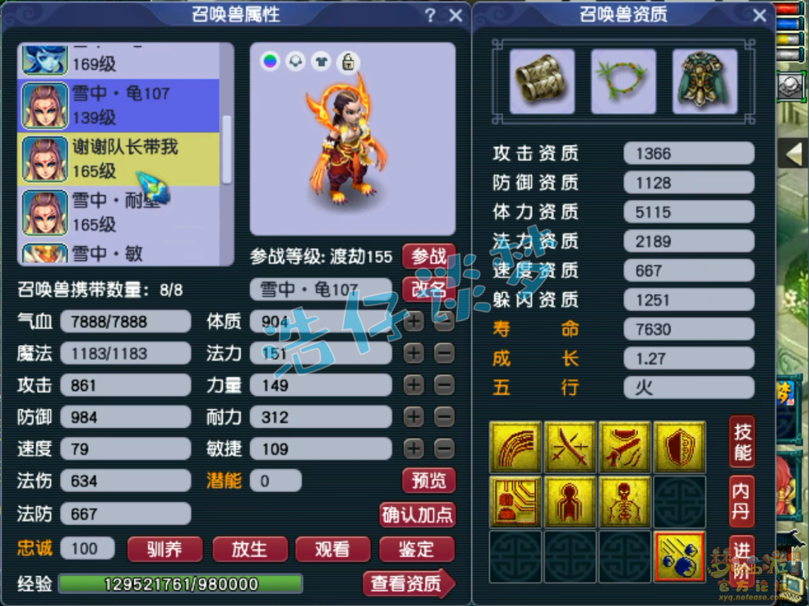 梦幻西游155级骷髅五庄装备展示图