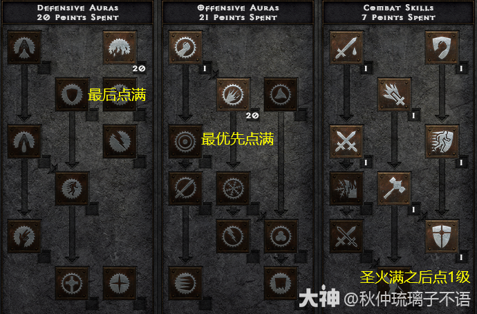 暗黑2圣火光环圣骑士怎么玩