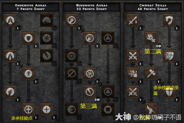 暗黑2圣火光环圣骑士怎么玩