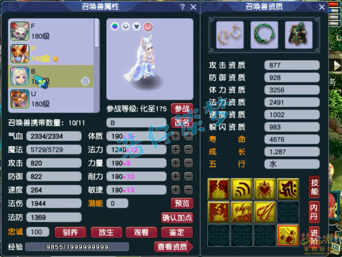 梦幻西游帮战化生寺175装备展示图