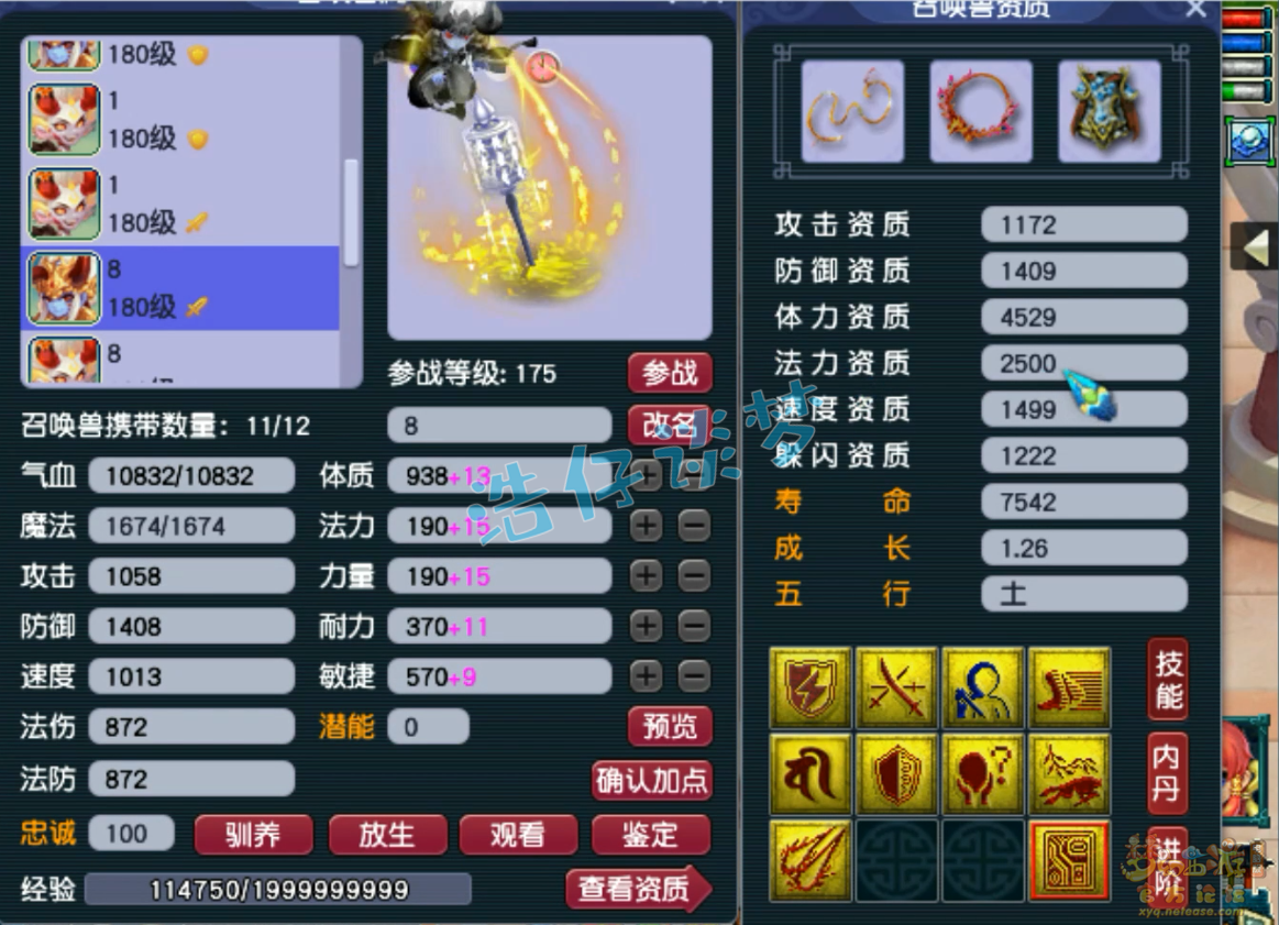 梦幻西游175服战五庄观装备展示图