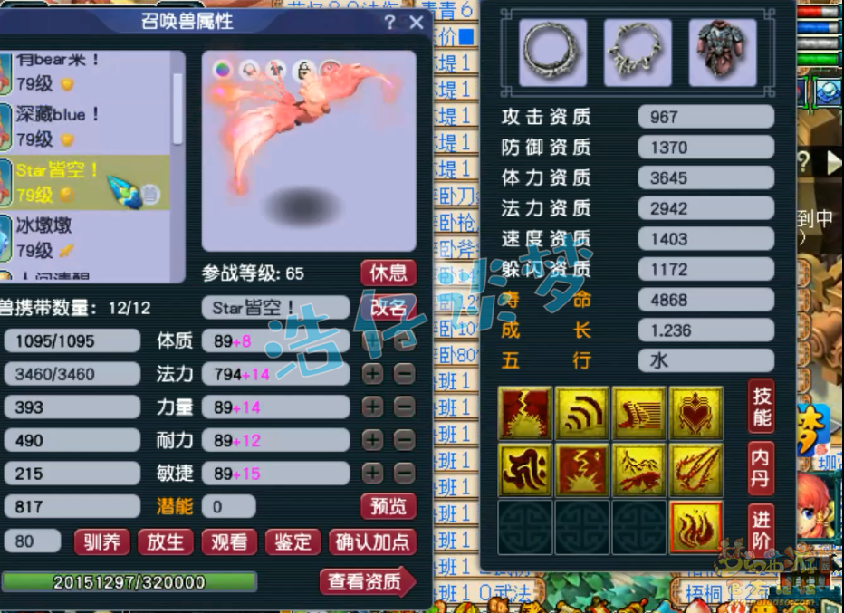 梦幻西游69级东海渊装备展示图