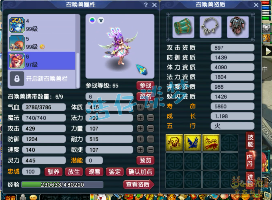 梦幻西游89级凌波城装备展示图