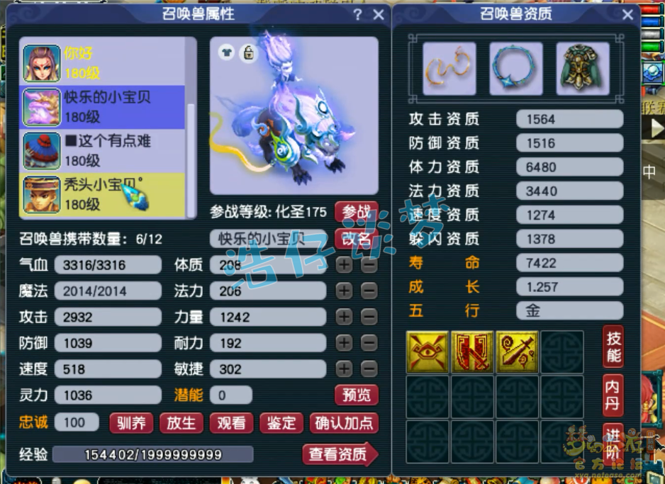 梦幻西游凌波城帮战175级展示图
