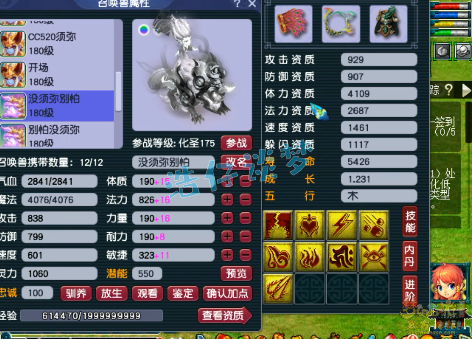 梦幻西游大唐官府175级服战装备展示图