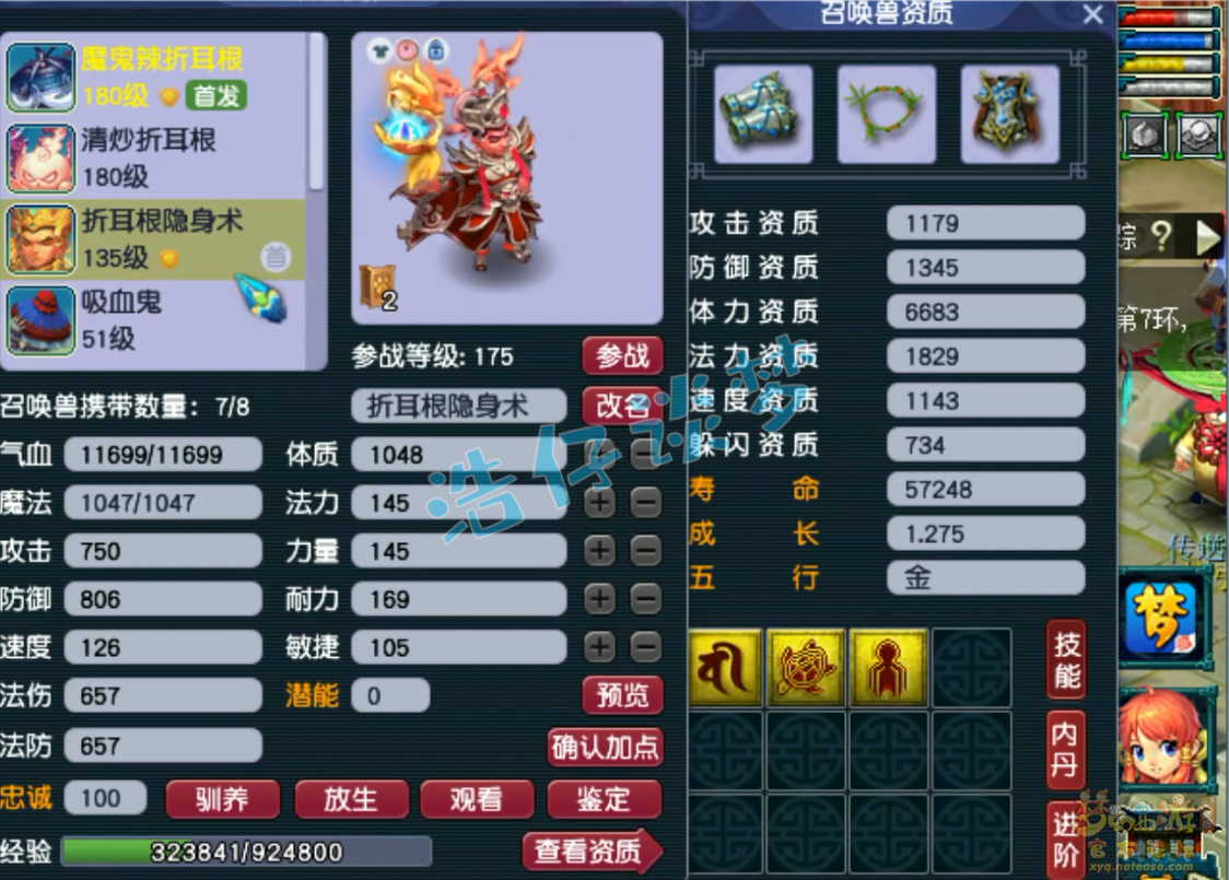 梦幻西游平民175级化生寺装备展示图
