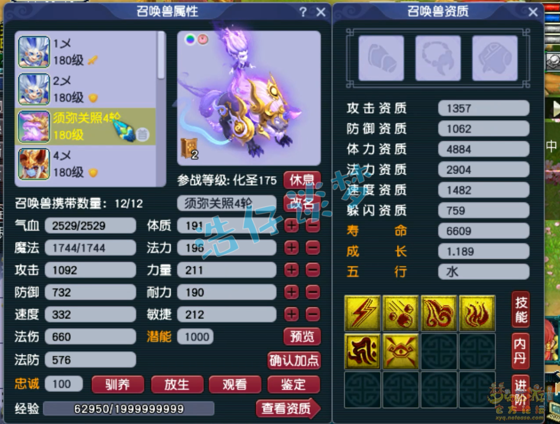 梦幻西游175级辅助化生寺装备展示图