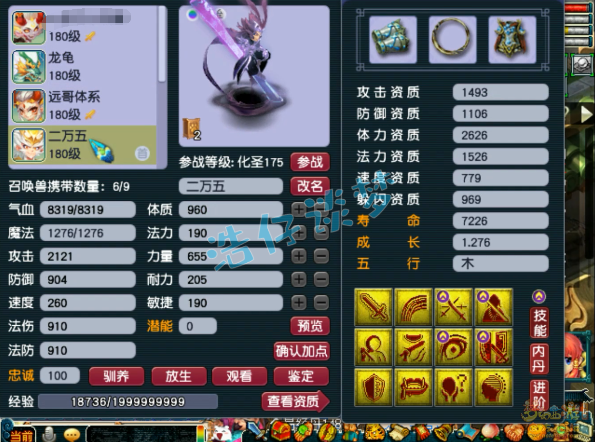 梦幻西游任务凌波城装备175级展示图