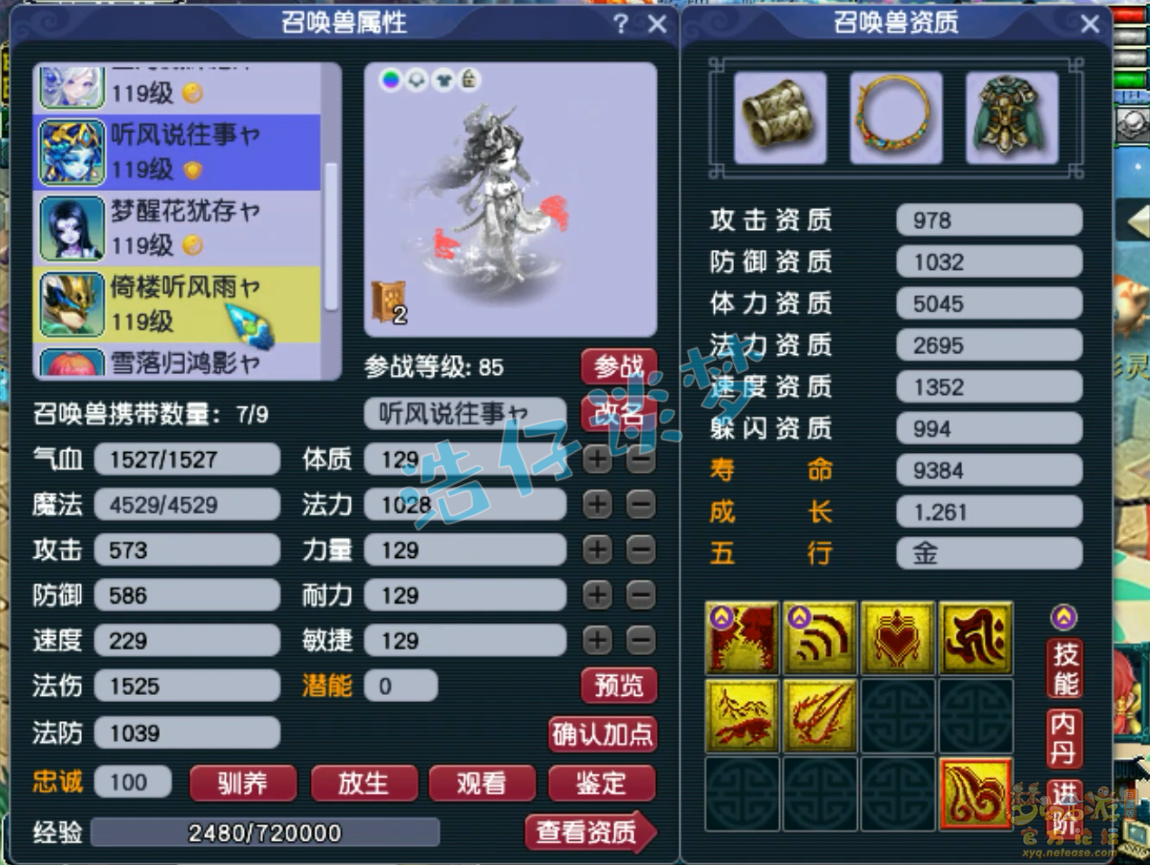 梦幻西游109级魔花果山装备展示图