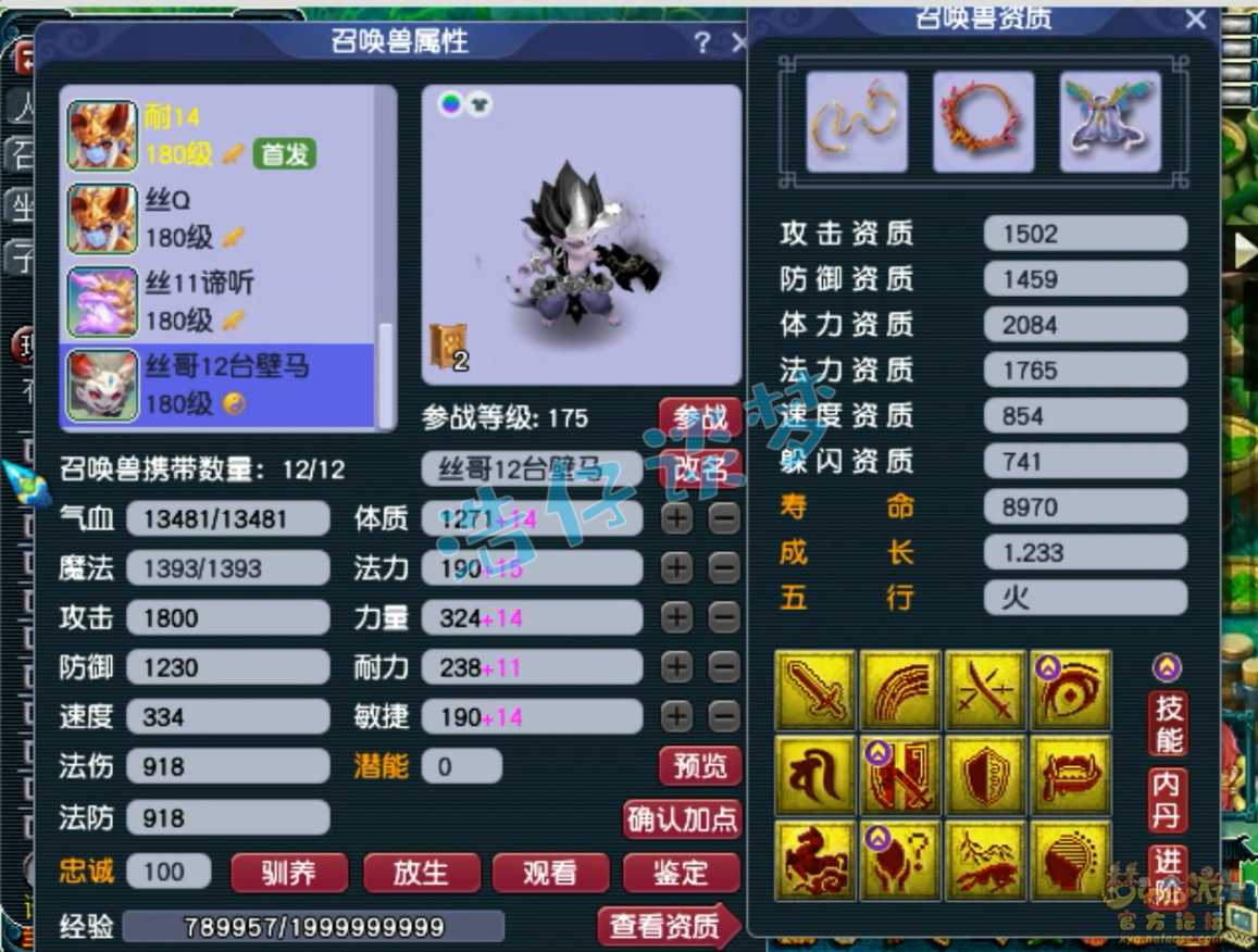 梦幻西游175级狮驼岭服战装备展示图