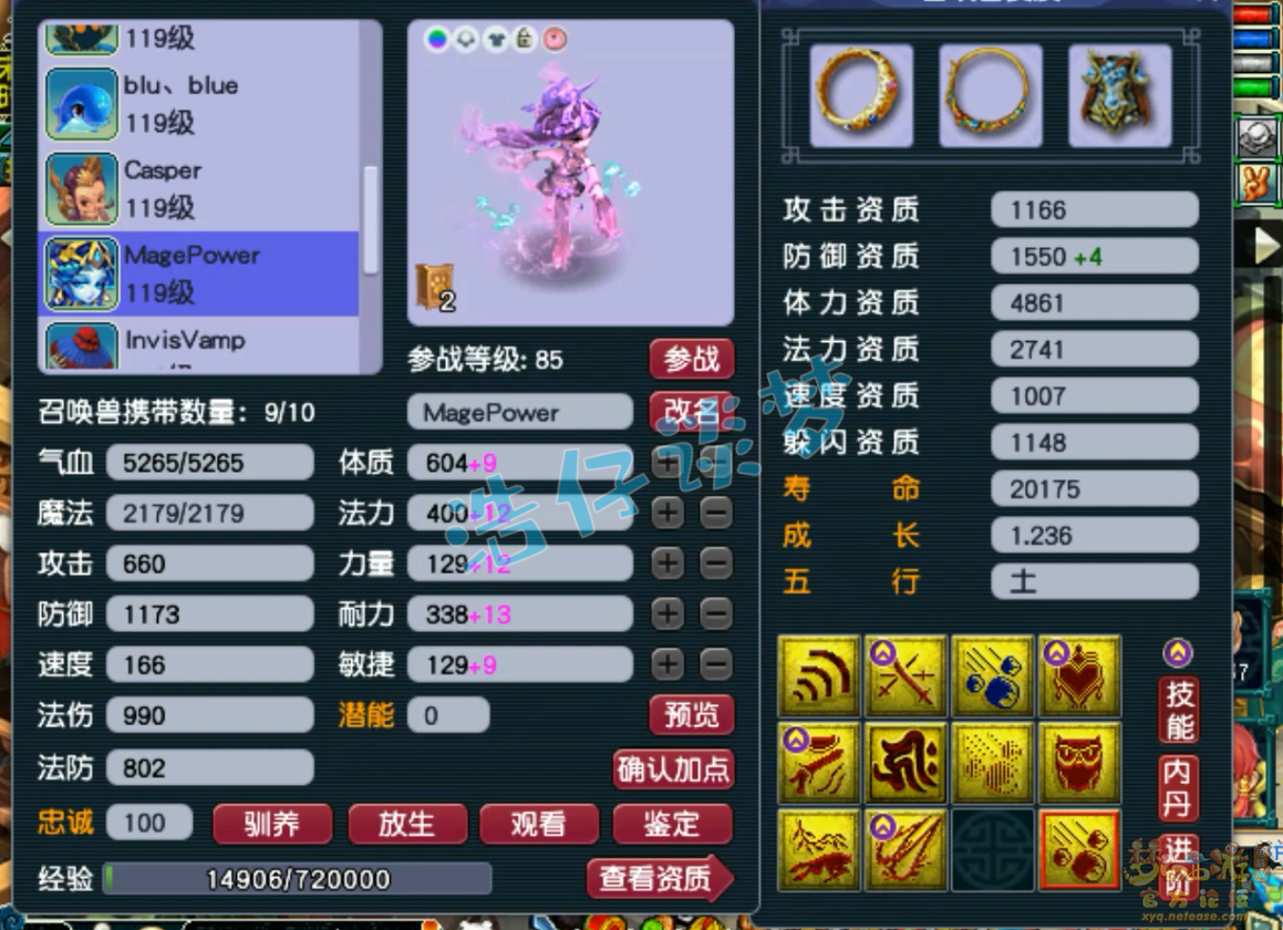 梦幻西游花果山装备109展示图