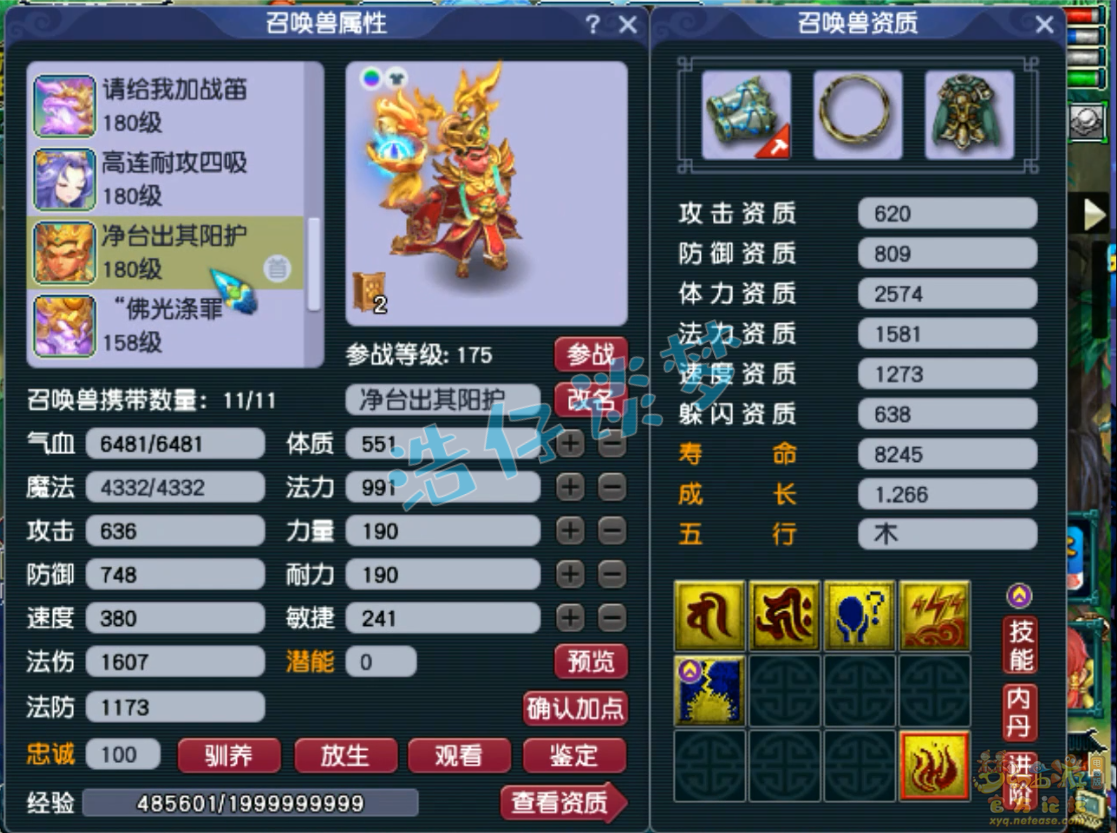 梦幻西游力化生175级装备展示图