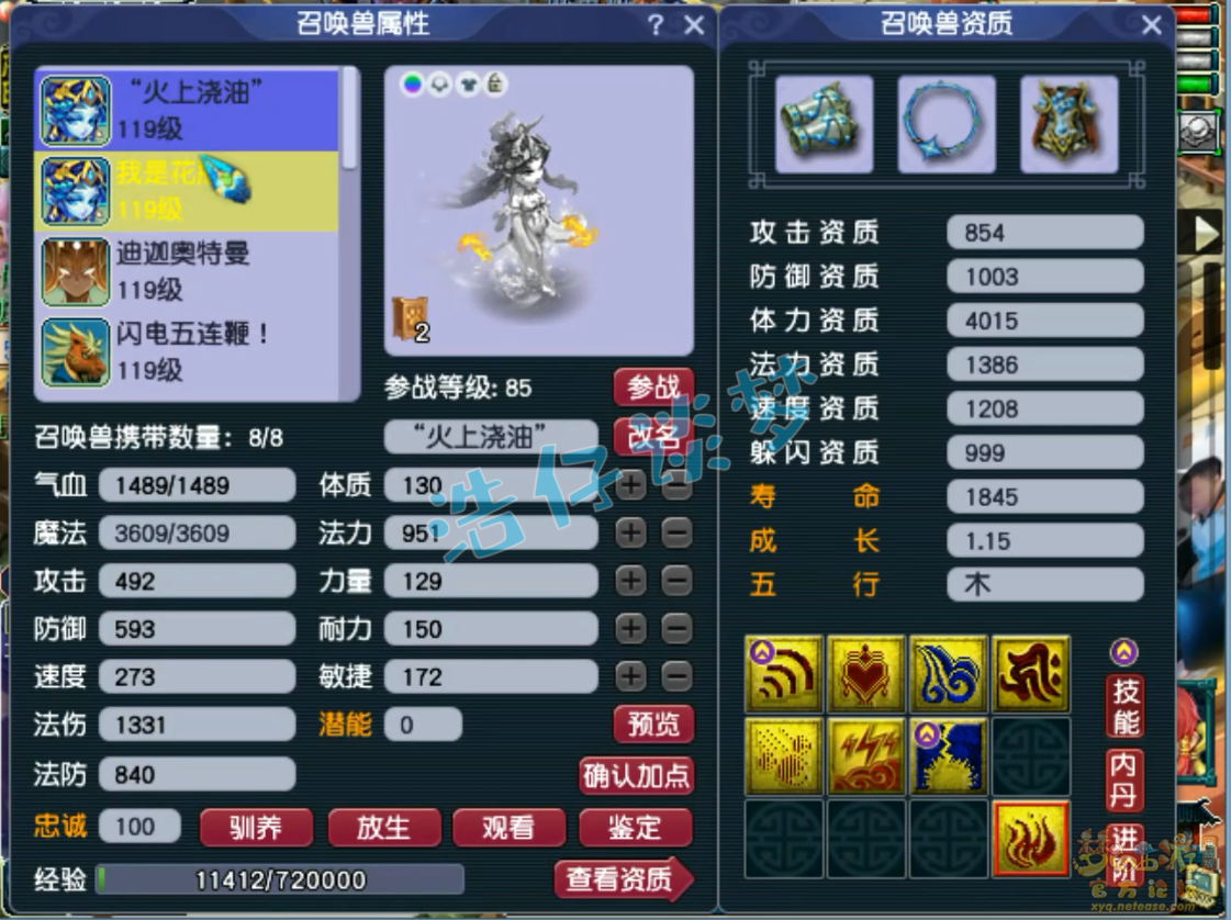 梦幻西游力化生寺装备展示图109级