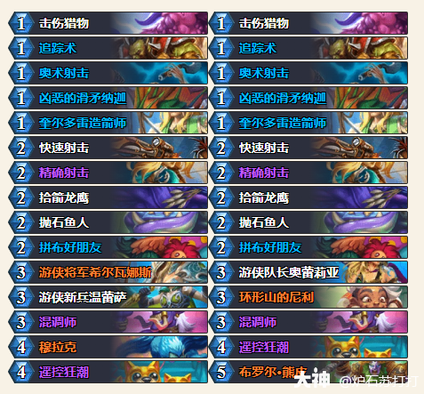 炉石传说穿越时间流快攻猎卡组代码分享