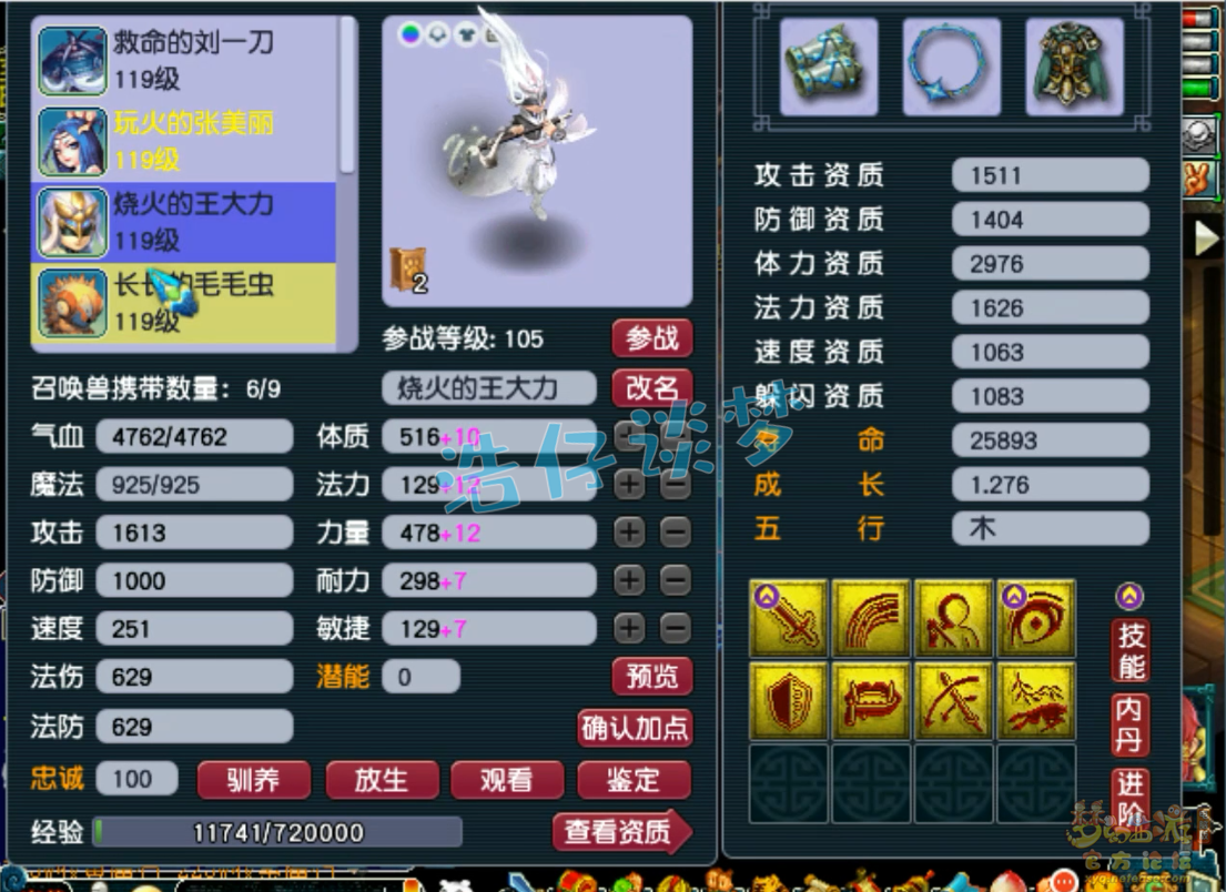 梦幻西游百套魔王寨109级任务装备展示图