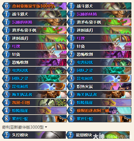 炉石传说CTTdevou休眠瞎卡组代码分享