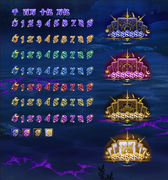 DNF2026春节伤害字体外观一览