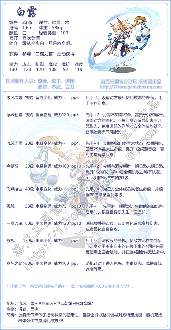 洛克王国节令宠物图鉴大全