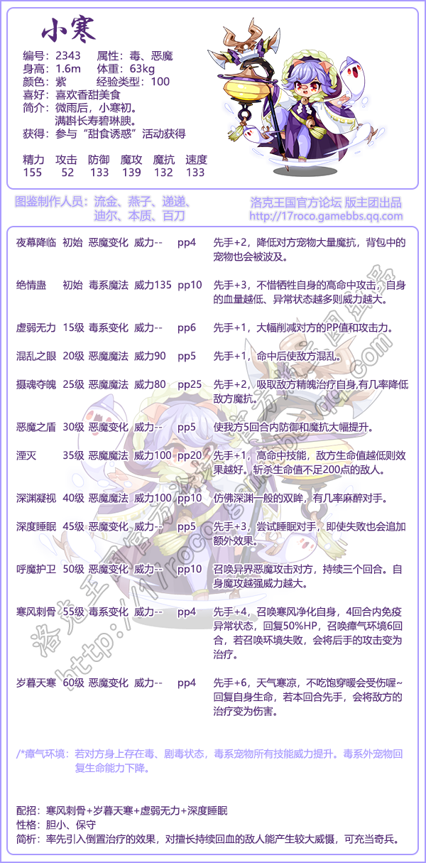 洛克王国节令宠物图鉴大全