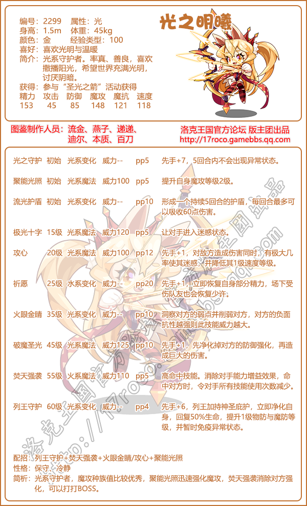 洛克王国王国守护者图鉴2025