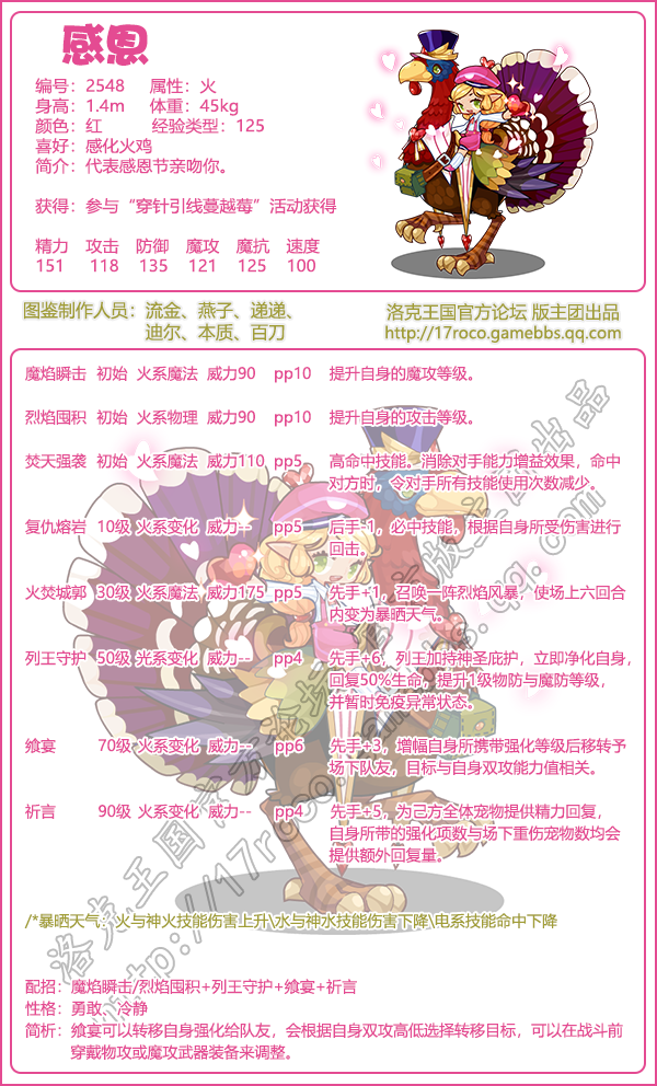 洛克王国时节之宠图鉴大全2025
