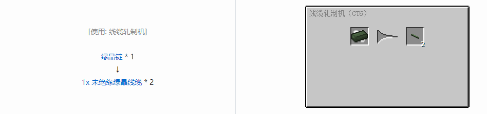 我的世界格雷科技6管道线缆轴合成表大全