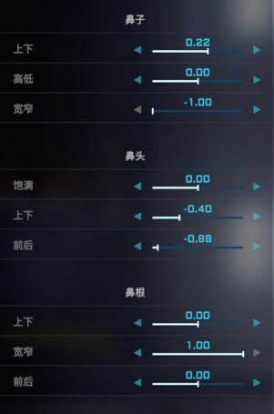 解限机二次元捏脸数据一览