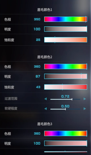 解限机二次元捏脸数据一览