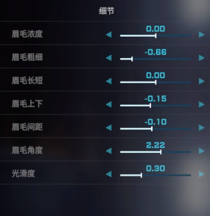 解限机二次元捏脸数据一览