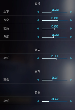 解限机蓝色眼睛捏脸数据一览