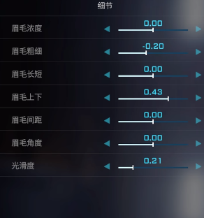 解限机蓝色眼睛捏脸数据一览