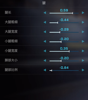 解限机蓝色眼睛捏脸数据一览