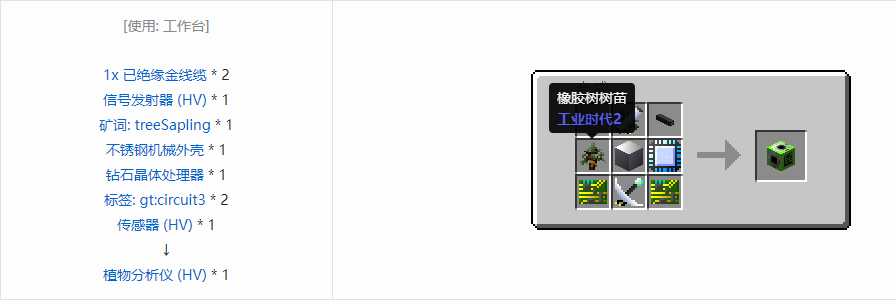 我的世界格雷科技6功能机器合成表大全