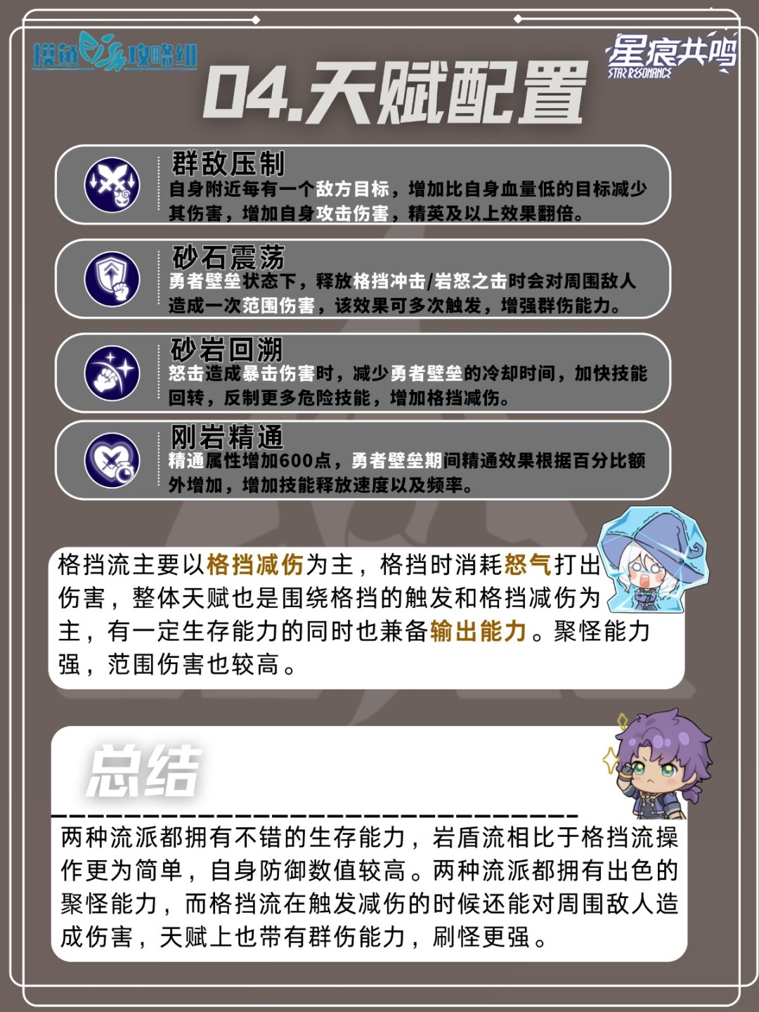 星痕共鸣巨刃守护者格挡流培养攻略