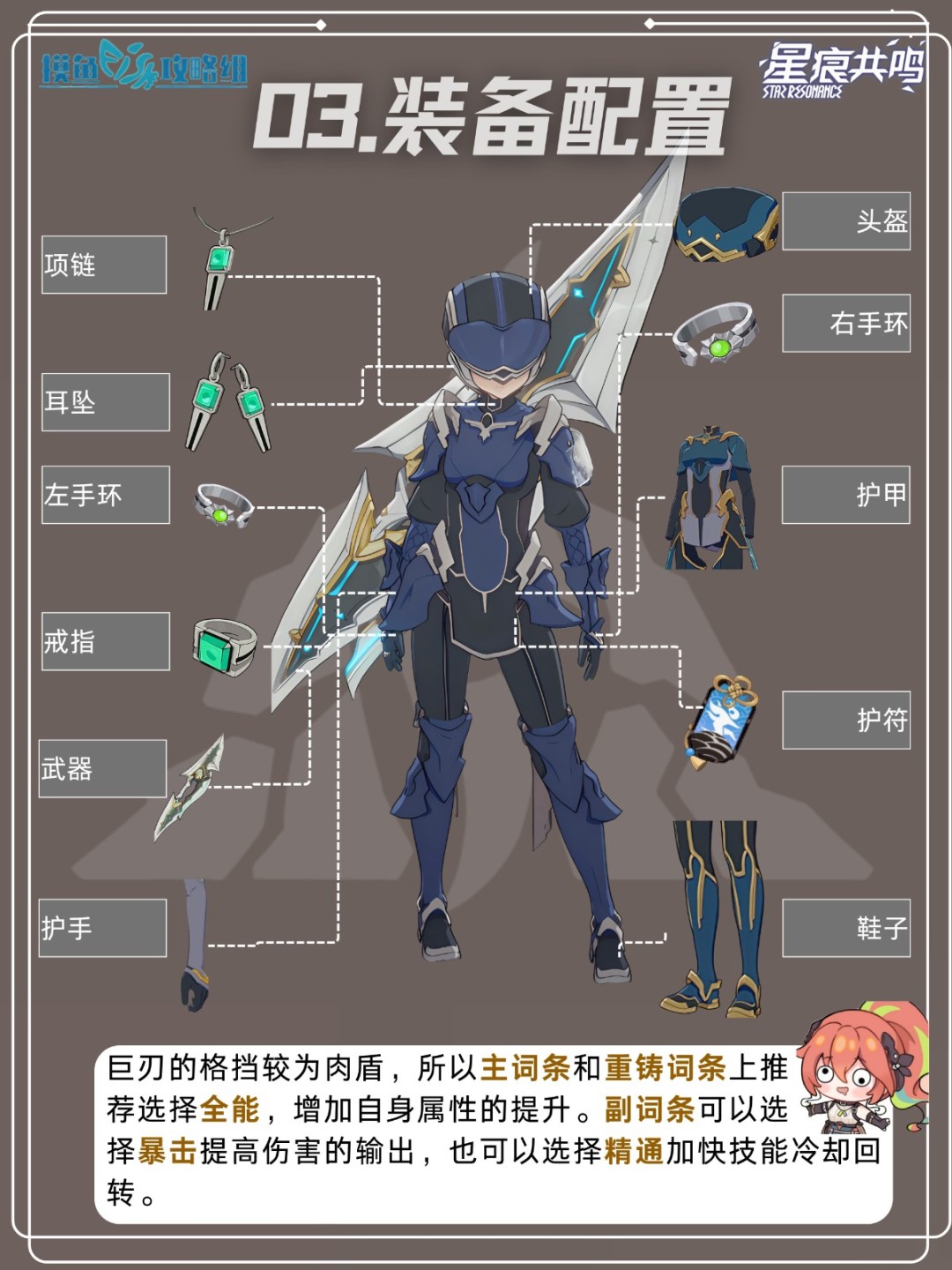 星痕共鸣巨刃守护者格挡流培养攻略