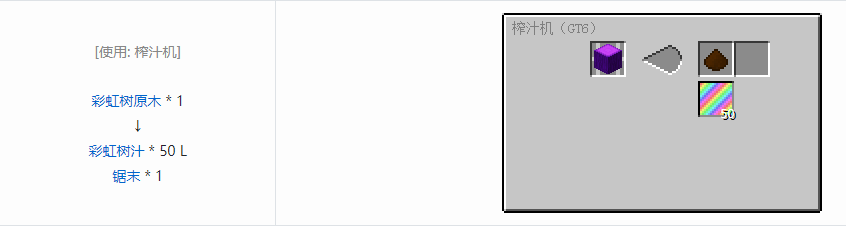 我的世界格雷科技6流体合成表大全