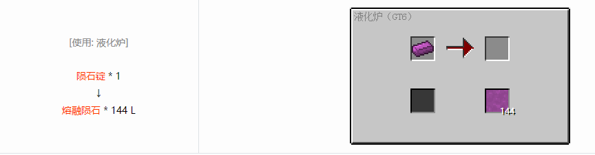 我的世界格雷科技6流体合成表大全
