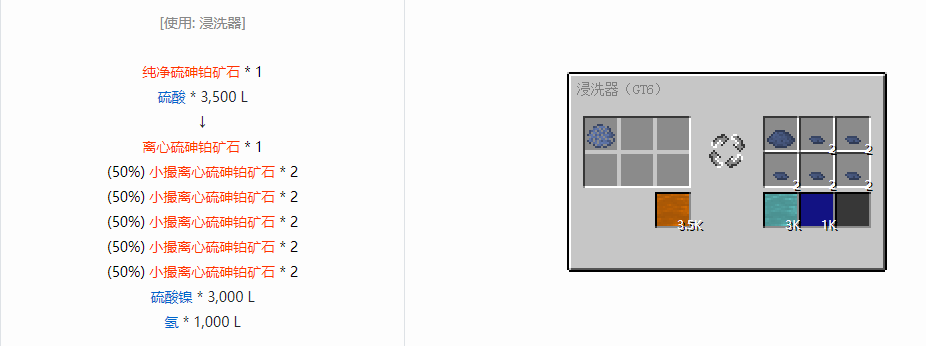我的世界格雷科技6流体合成表大全