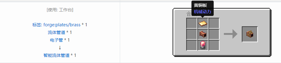 我的世界机械动力机械元件合成表大全