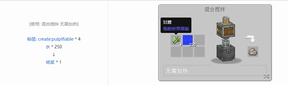 我的世界机械动力材料合成表大全