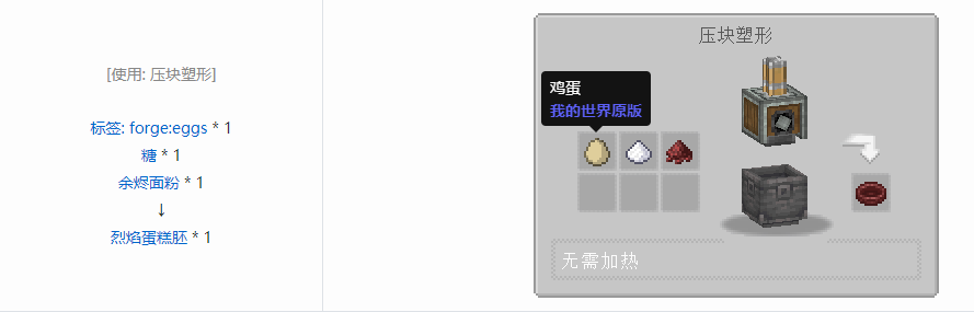 我的世界机械动力材料合成表大全
