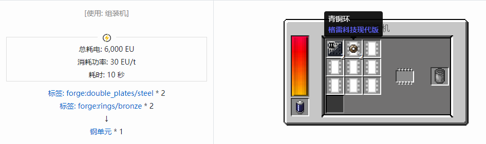 我的世界格雷科技现代版物品合成表大全