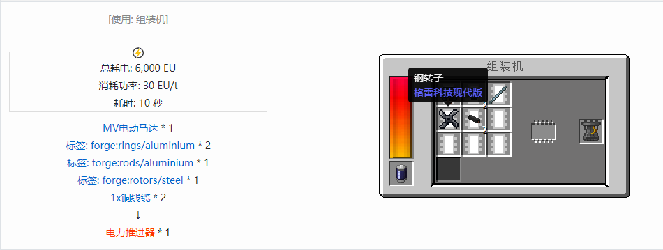 我的世界格雷科技现代版杂项合成表大全