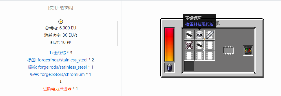 我的世界格雷科技现代版杂项合成表大全